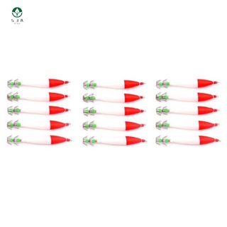 Set 15 mồi giả câu cá hình con mực 10.5cm