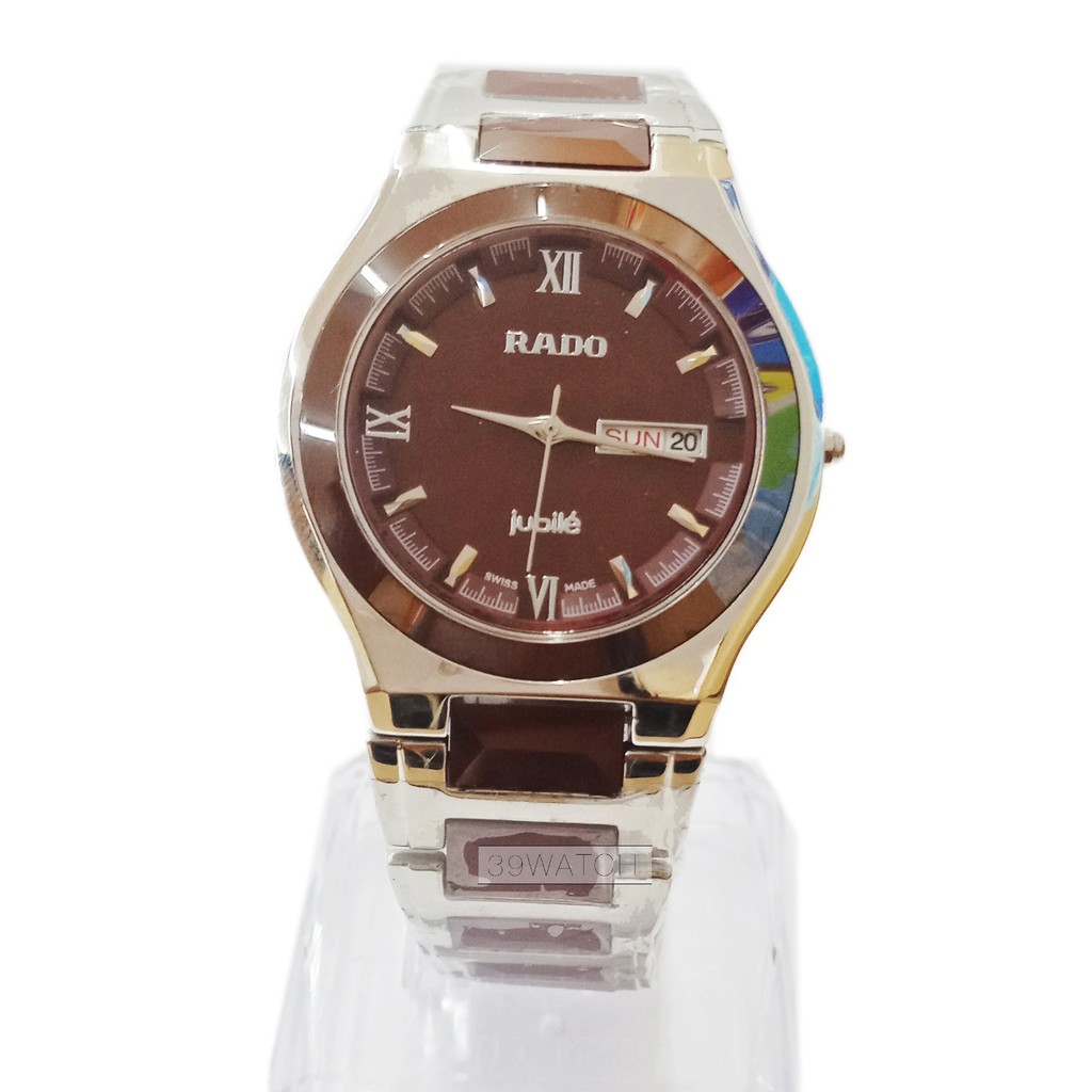Đồng hồ nam RA65 NAMN, chất liệu dây đá ceramic nguyên khối đính giữa, vỏ inox sáng bóng, mặt kính saphire chống trầy