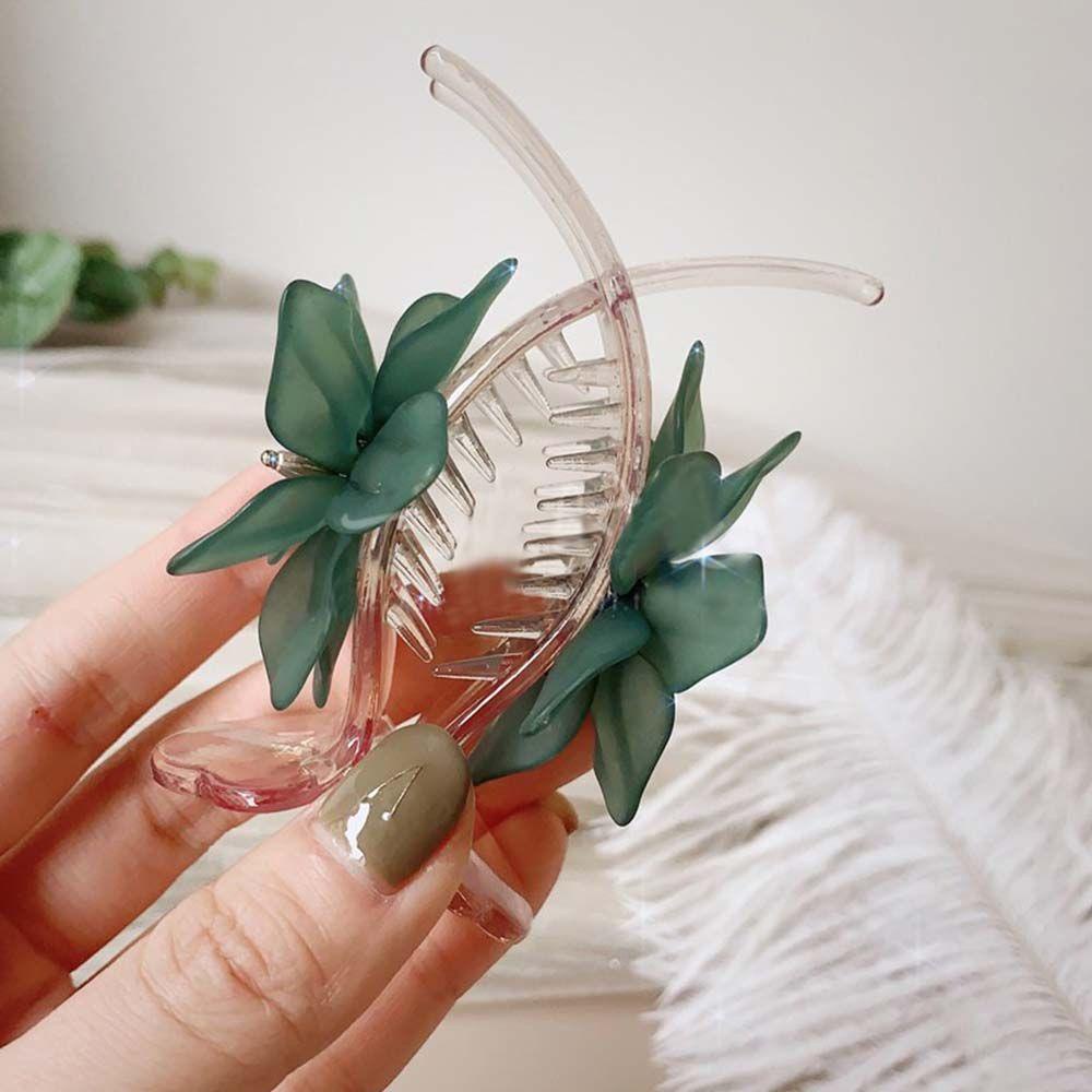 Kẹp Tóc Đính Bóng Lông Bằng Acrylic Thời Trang Hàn Quốc