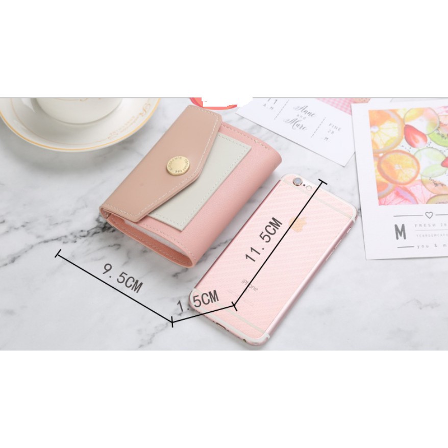 Ví nữ cầm tay LOKADO phong cách ví nữ mini ngắn nhỏ gọn đựng tiền - HY175 | BigBuy360 - bigbuy360.vn