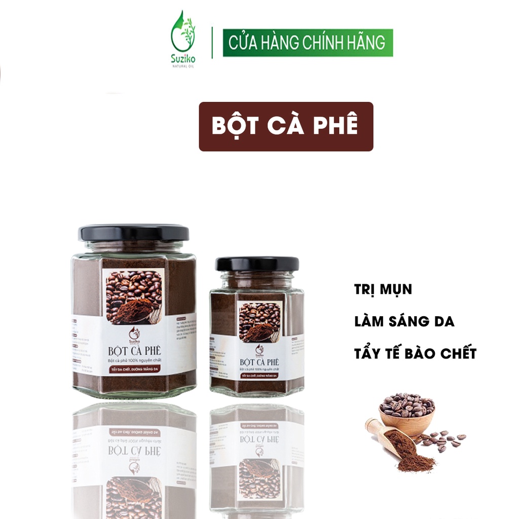 Bột cám gạo đắp mặt nạ hữu cơ SUZIKO nguyên chất 140G | 100% Organic