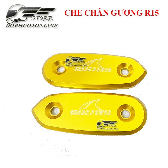 Che Chân Gương R15 v3 Kèm Ốc Gr5 Shark Power Giá 1 Đôi
