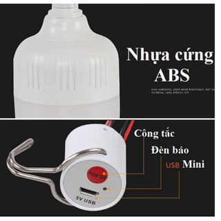 Đèn LED tích điện 5v - từ 100w đến 200w
