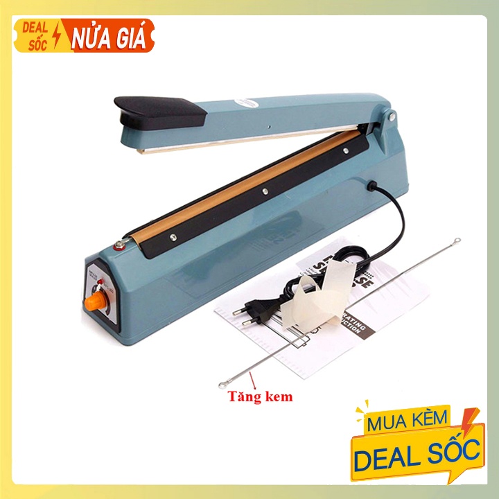 Máy hàn miệng túi dập tay PFS 300 vỏ nhựa an toàn