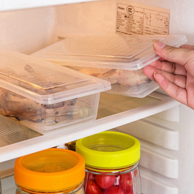 Hộp đựng bảo quản thực phẩm trong tủ lạnh gọn gàng tiện dụng