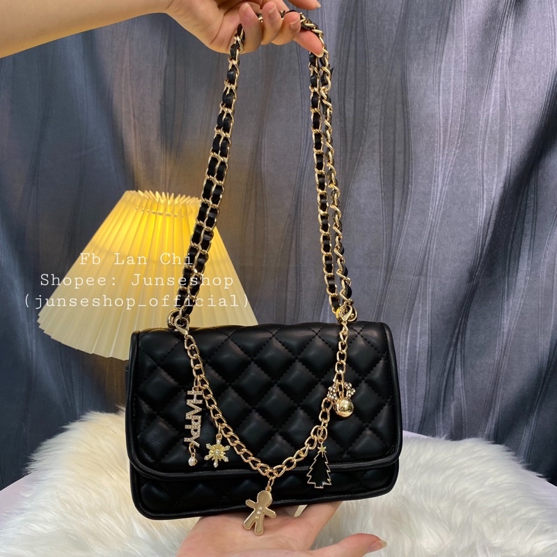 Túi nữ đeo chéo chữ C size 22cm siêu xinh xinh