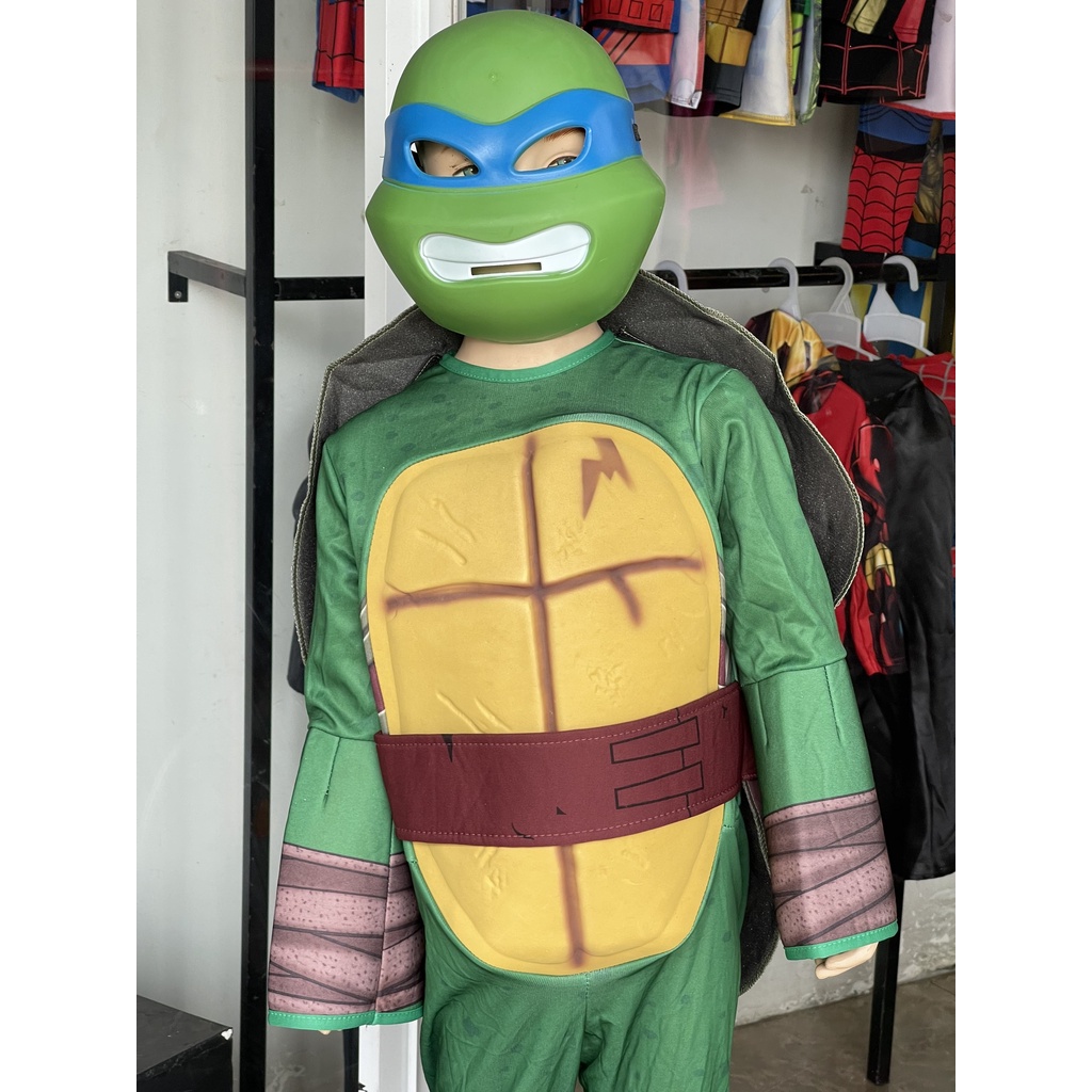HM0897 Trang Phục Áo Liền Quần Hóa Trang Nhân Vật Ninja Rùa Cho Bé Kèm Mặt Nạ