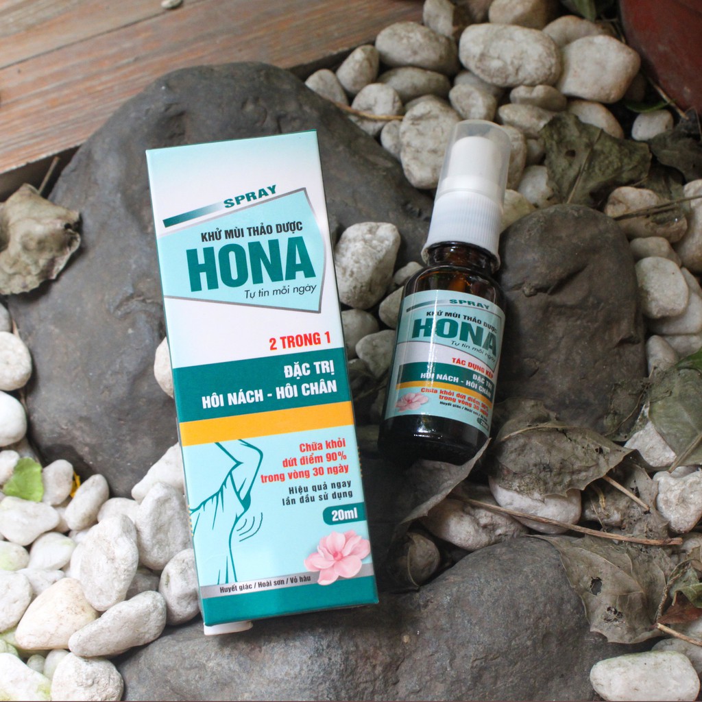 Khử Mùi Cơ Thể Thảo Dược HoNa. Hỗ trợ khử mùi cơ thể, loại bỏ tác nhân gây mùi, giảm mồ hôi | BigBuy360 - bigbuy360.vn