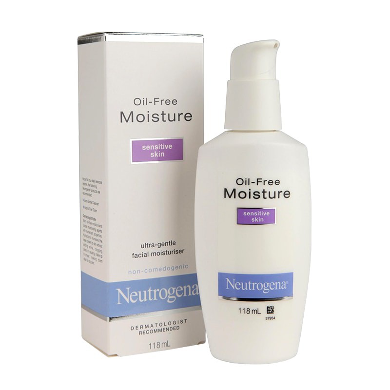Kem dưỡng Neutrogena Oil-Free Moisture Sensitive Skin dành cho da nhạy cảm 118ml