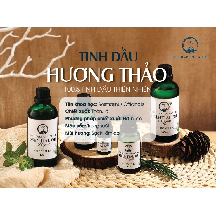 Tinh dầu Hương Thảo PK 10ml - Tinh dầu nguyên chất xông phòng