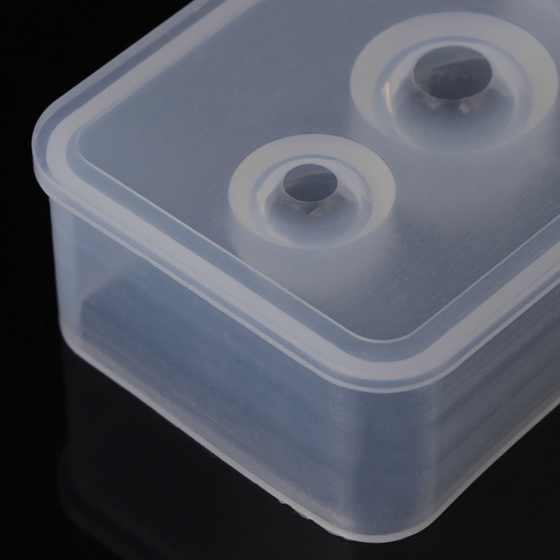 Set 2 khuôn silicone tạo hình quả cầu bầu trời đầy sao 3D làm trang sức DIY