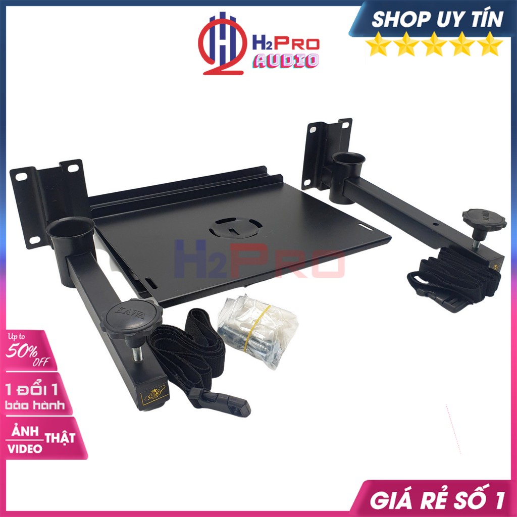 Giá Đỡ Loa Treo Tường, Giá Treo Loa Nằm Kawa MT60 Chịu Tải 60Kg/Chiếc, Dùng Cho Cả Amply, Đẩy,... - H2Pro Audio