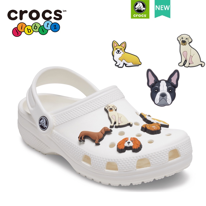 Giày Crocs / jibbitz Họa Tiết Trái Tim Tình Yêu Trang Trí Dành Cho Cún Cưng
