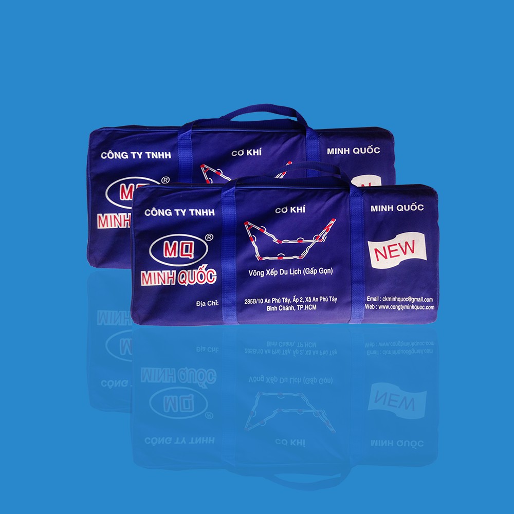 Bộ Võng Xếp SIÊU GỌN Thế Hệ Mới 1 MINH QUỐC | INOX Phi 32 -  cỡ lớn - Bảo hành 5 năm (bao gồm lưới võng) | BigBuy360 - bigbuy360.vn