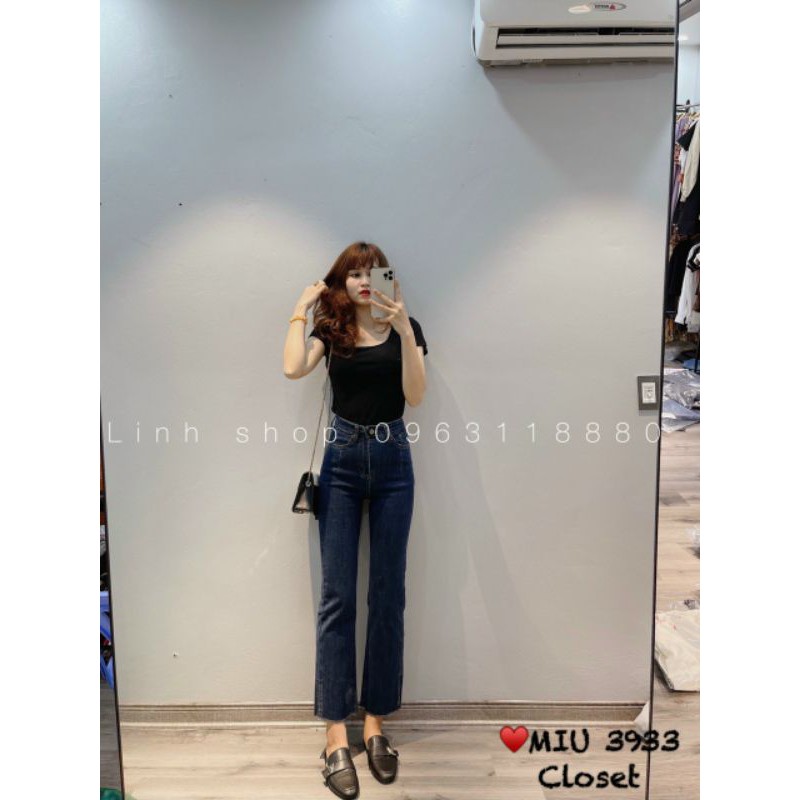 Quần jean xẻ gấu hàng QCL1