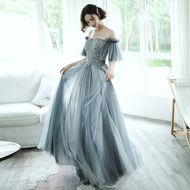 Váy đầm CAO CẤP phù dâu cưới hỏi dự tiệc size XS-3XL bigsize wedding-event dress LT1112