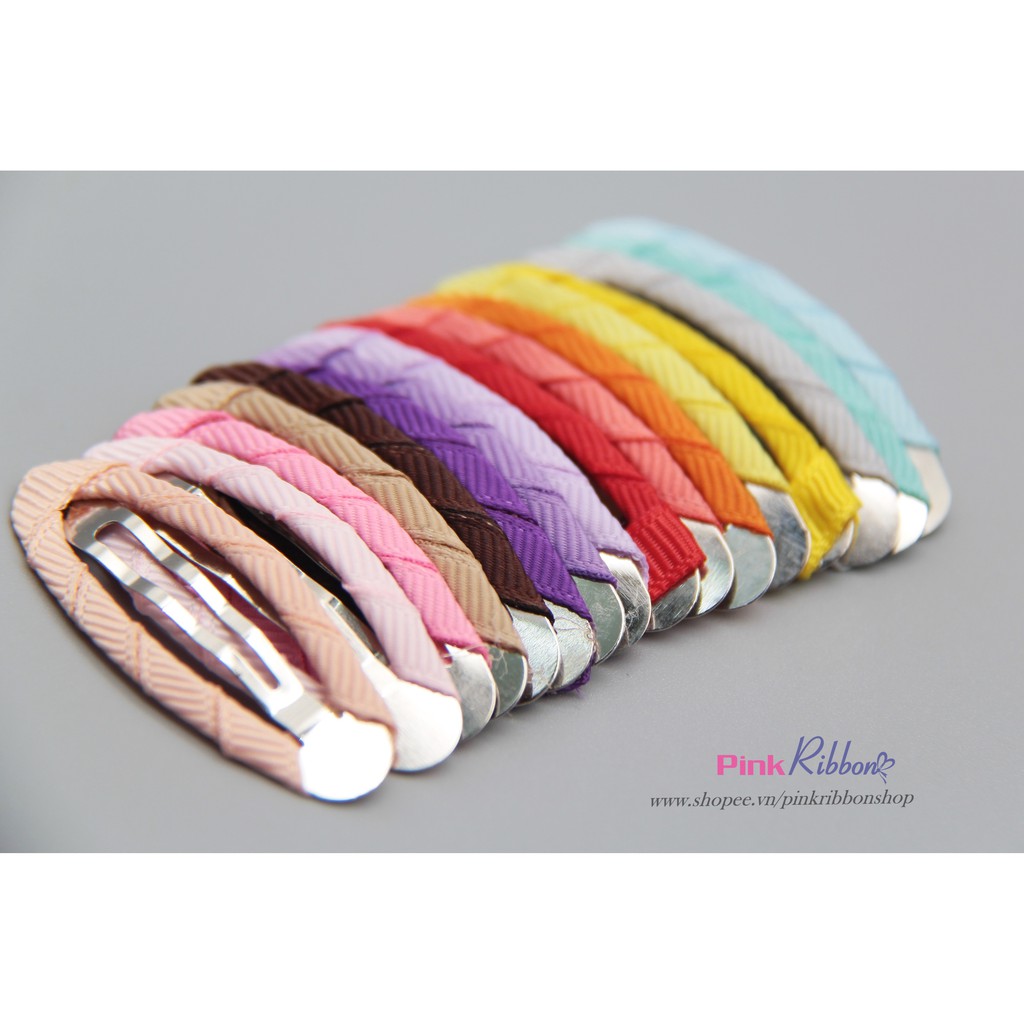 Kẹp bật quẫn sẵn nhiều màu cỡ 5cm -SET 5 CÁI