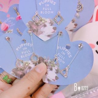 Bông tai -khuyên tai đá ngắn dài đủ hình