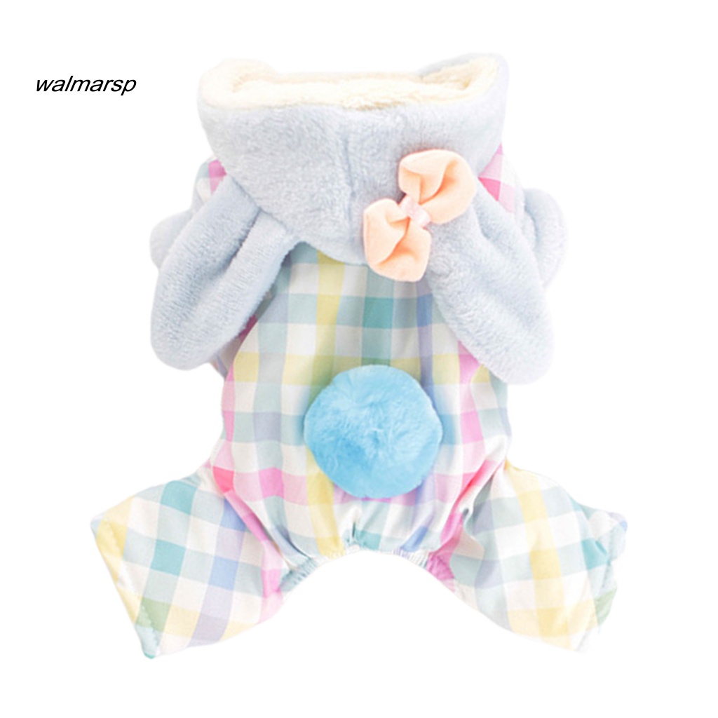 Áo Khoác Dày Có Mũ Bốn Chân Cho Thú Cưng