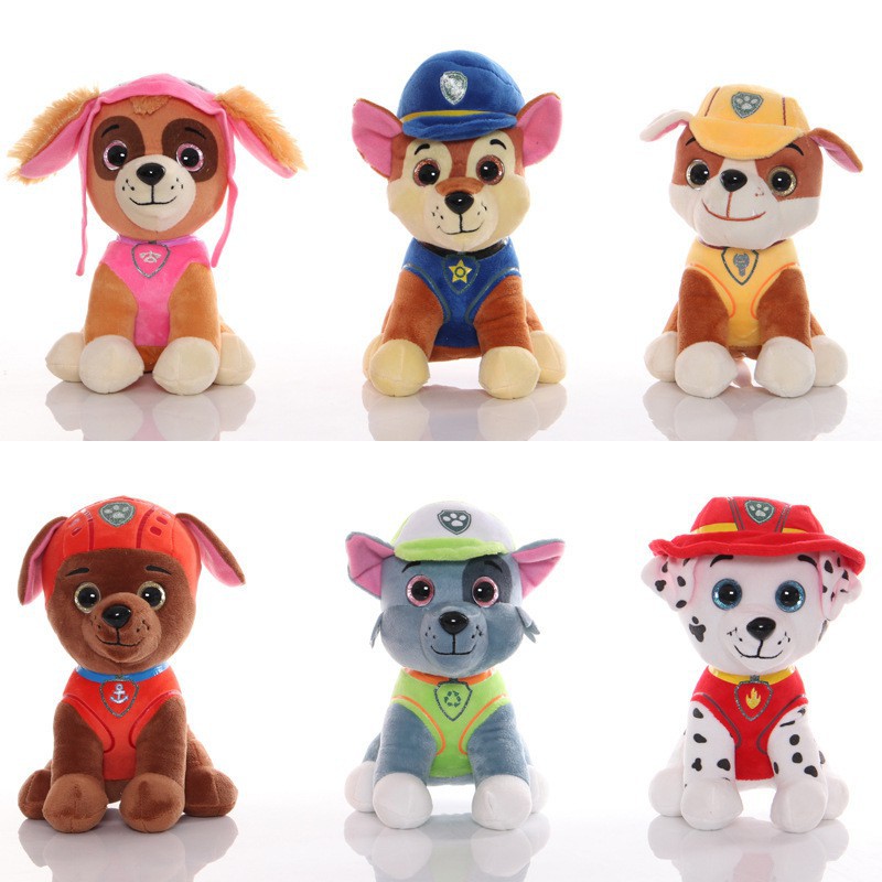 PAW PATROL MARSHALL Chú Chó Cứu Hộ Nhồi Bông Đáng Yêu 20cm