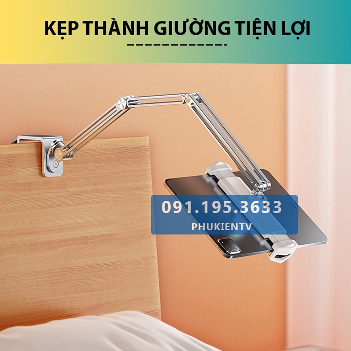 #P67 - Giá đỡ Máy tính bảng/ Kindle / Điện Thoại ErgoTek E67 - Tay arm/ tay nâng Máy tính bảng - Kẹp bàn [P60 Plus]