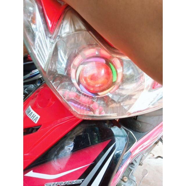 Đèn bi cầu 3 tầng viền ngũ sắc K1