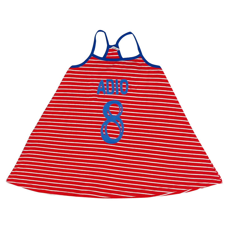 Đầm 2 dây kiểu Hàn Quốc thời trang mùa hè 2023 cho bé gái