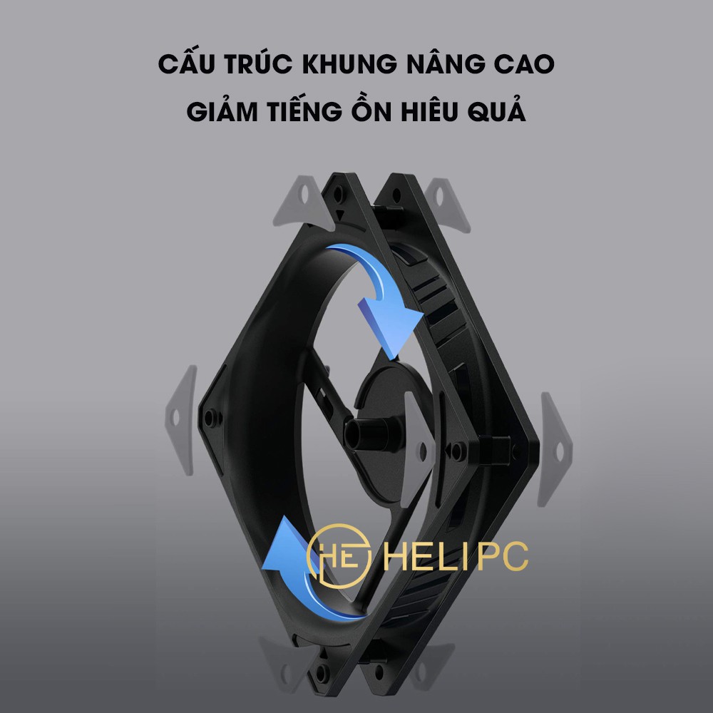 Quạt tản nhiệt case máy tính Cooler Master SickleFlow 120 - Quạt SickleFlow 12cm SF120