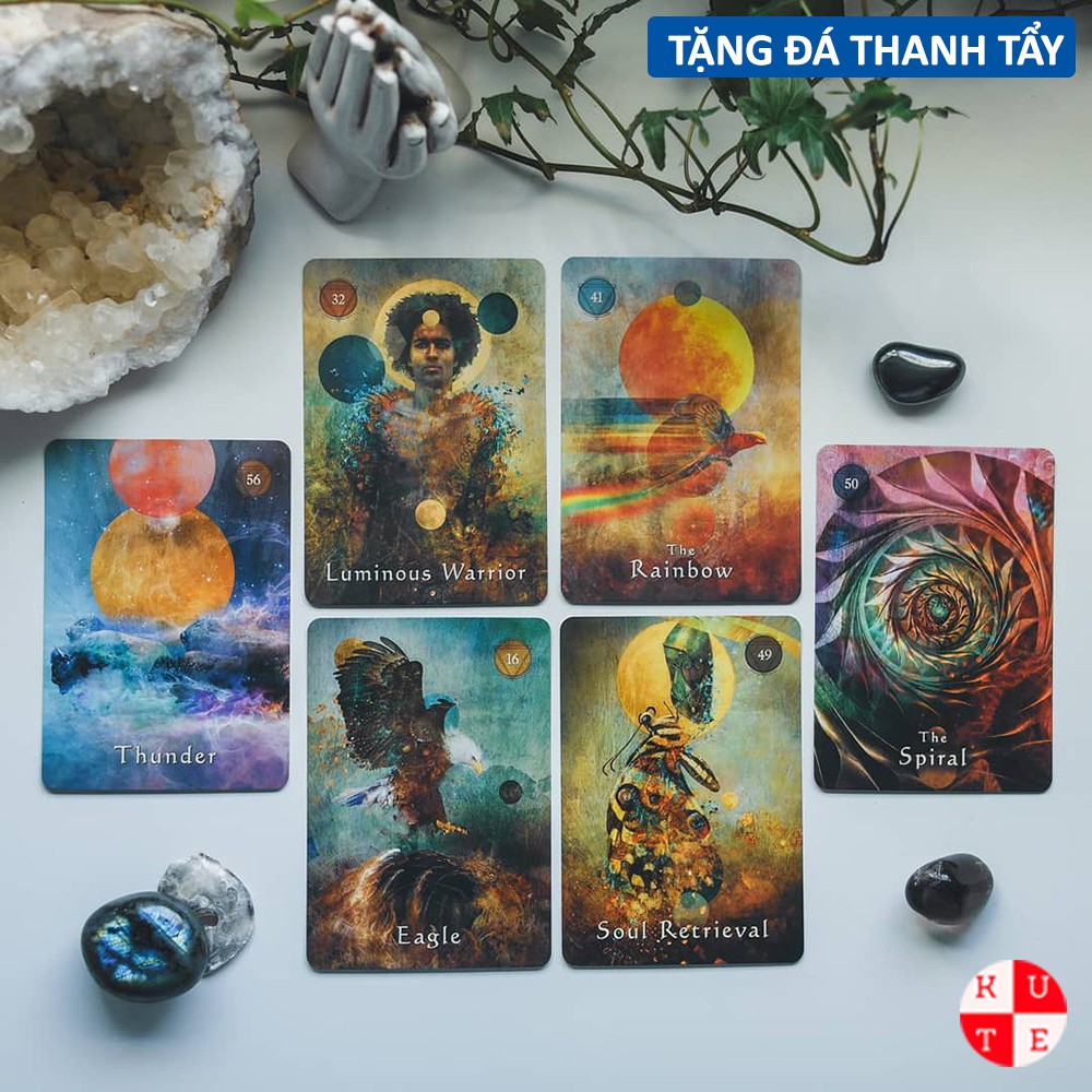 Bộ Bài Oracle Mystical Shaman 64 Lá Bài Tặng Đá Thanh Tẩy C13