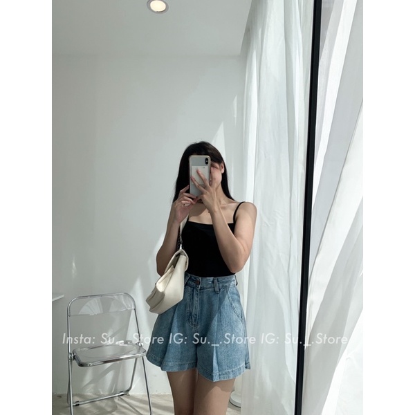 Áo 2 dây thun trơn A1038 SUSTORE