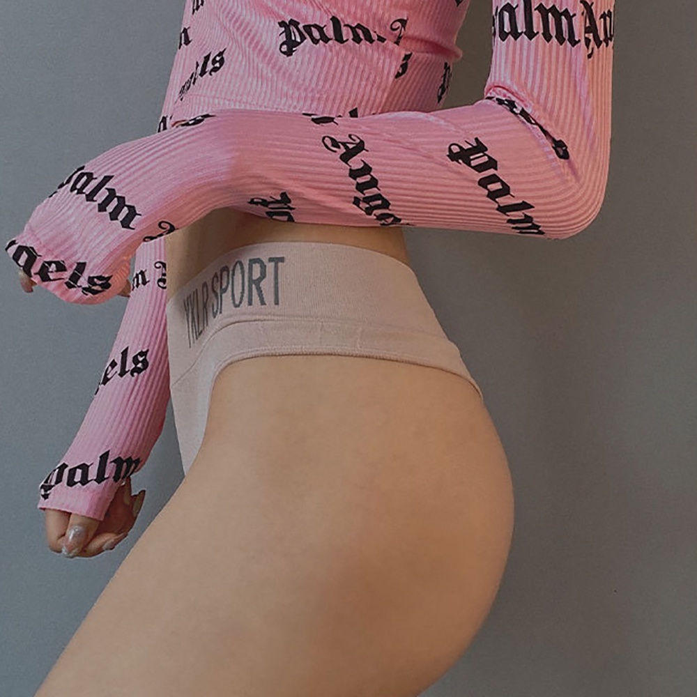 Quần Lót Không Đường May Thoáng Khí In Chữ Nhiều Màu Sắc Gợi Cảm Cho Nữ