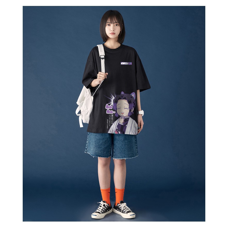 😭 SALE LỖ ÁO SHINOBU 😭 (HƠI LỖI) Áo Thun Điệp - Kochou Shinobu (Kimetsu no Yaiba) Unisex | BigBuy360 - bigbuy360.vn
