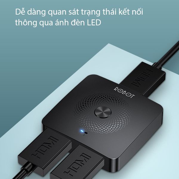 HUB Chuyển Đổi HDMI Switch/ Splitter Hai Chiều VIVAN HM103 - Kết Nối Cổng HDMI Máy Tính PS4 Đầu Thu TV