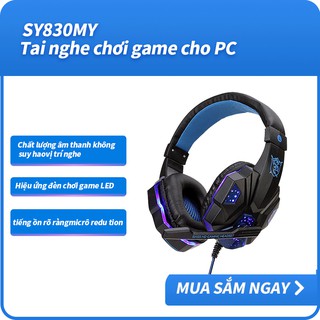 Tai nghe gaming SY830MV/GS21(USB7.1) tích hợp mic + đèn LED cho PC