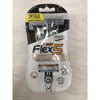 👉Dao cạo râu BIC Flex 5 Men's 5 Blade, Razors, 2-count- New In - mỹ 🇺🇸