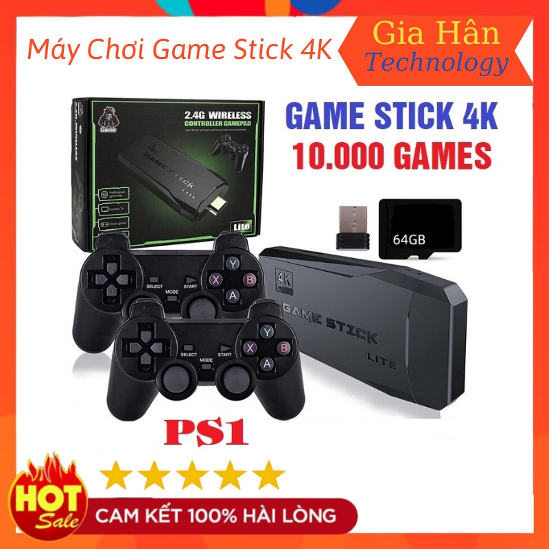 Máy Chơi Game PS1 Máy Chơi Game Cổ Điển 4 Nút Kèm Tay Cầm Kết Nối HDMI Không Dây Tích Hợp Hơn 10000 Trò Chơi