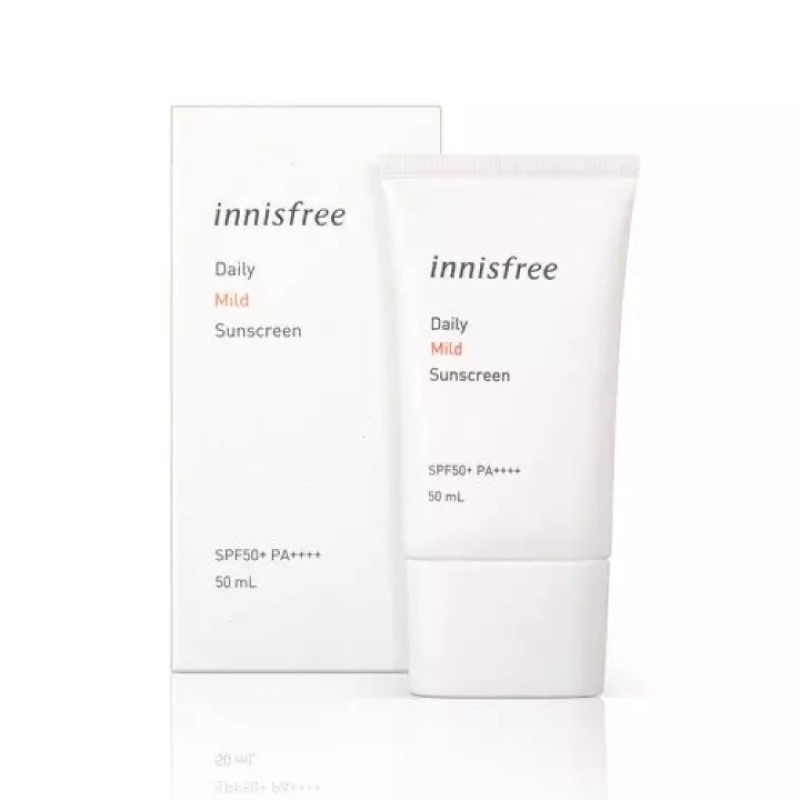 Kem Chống Nắng Innisfree No Sebum, Long Lasting, Daily Mild Sunscreen SPF 50+