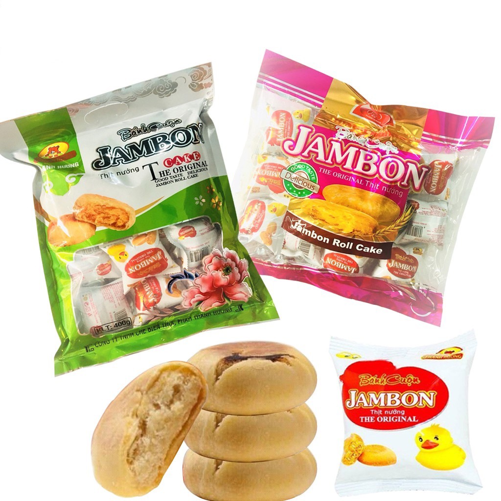 BÁNH CUỘN JAMBON THỊT NƯỚNG THANH HƯƠNG 400G