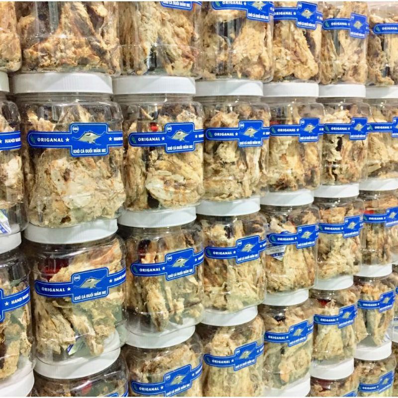 1 hủ khô cá đuối mắm me 350g