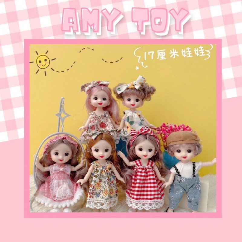 Búp bê Barbie có khớp 17cm giá rẻ, đồ chơi, quà tặng cho bé gái