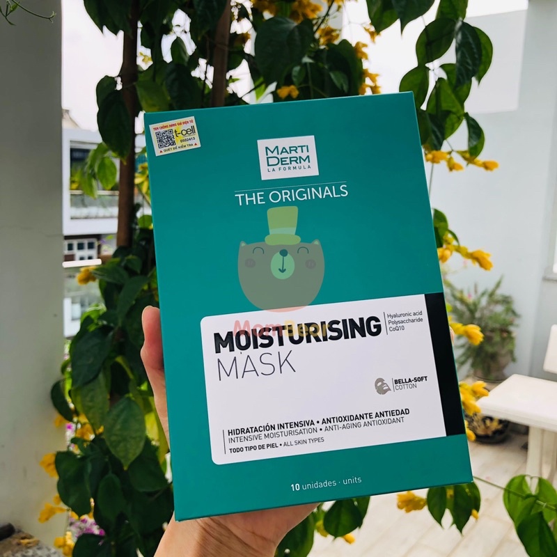 Mặt Nạ Dưỡng Ẩm, Phục Hồi Da, Chống Lão Hoá - MartiDerm The Originals Moisturising Mask hộp 10 miếng