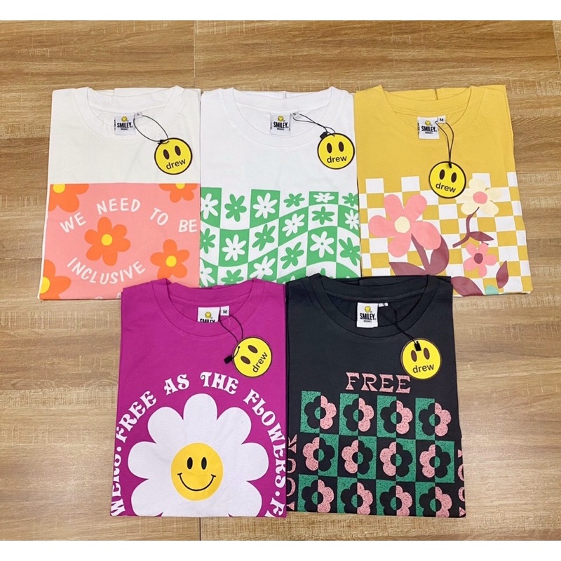 ÁO THUN XUẤT HÀN SMILE HOA