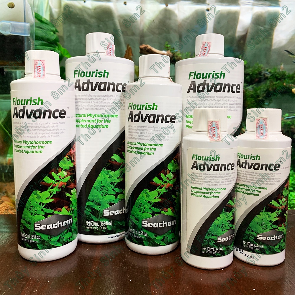 Phân Nước Bổ Trợ Seachem Flourish Advance - Tăng đề kháng, Kích rễ nảy chồi cho cây thủy sinh - 8m2
