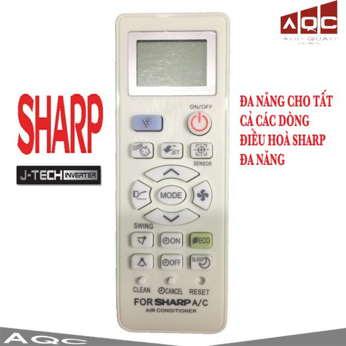 Khiển remote điều hòa máy lạnh SHARP đa năng