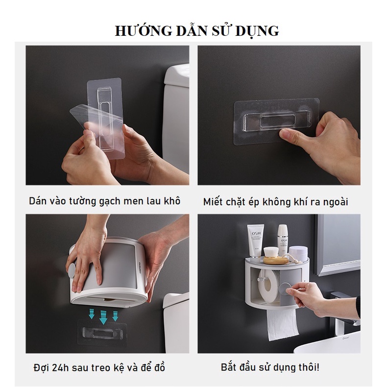 Kệ để đồ nhà tắm hình bán nguyệt có cửa kéo, đựng mỹ phẩm giấy vệ sinh đa năng thiết kế thông minh tiện lợi