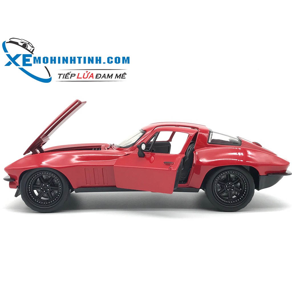 XE MÔ HÌNH  Letty’S Chevy Corvette 1:24 (Đỏ)