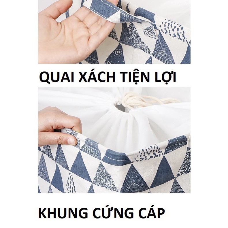 Túi Đựng Chăn Màn Quần Áo Cỡ Lớn ❤️RẺ VÔ ĐỊCH❤️ Giỏ Đựng Đồ Mẫu Mới Dây Rút Gấp Gọn Tiện Lợi Siêu To