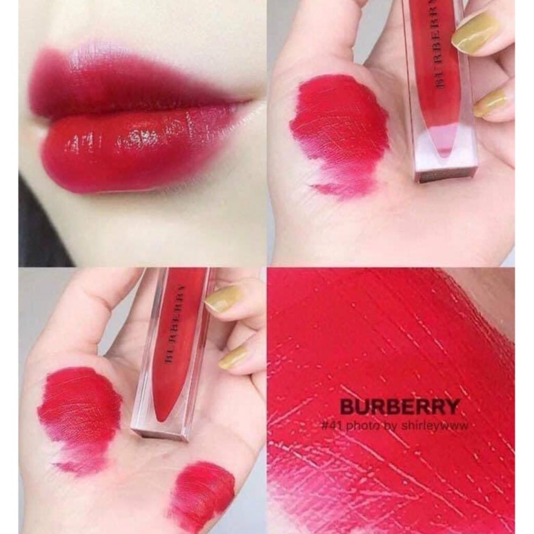 Son kem Burberry Lip Lacquer màu #41 Military Red