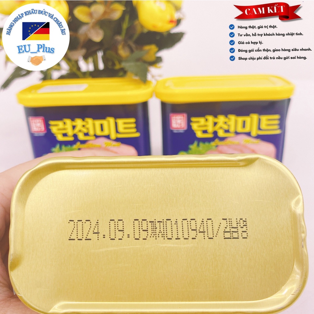 Thịt Hộp Dongwon Hàn Quốc Luncheon Meat 340G - Thịt Hộp Ham / Thịt Heo SPAM Nhập Khẩu Đóng Hộp / Đồ Hộp Ăn Liền