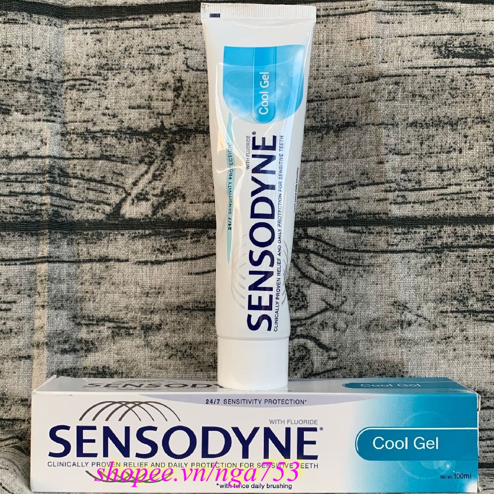 Kem Đánh Răng 100g SENSODYNE Cool Gel Mát Lạnh Chính Hãng.